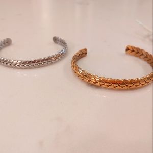 Gold and Silver Toned Bangles